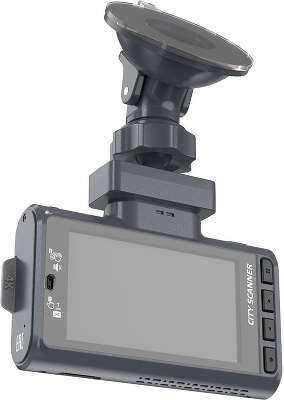 Видеорегистратор Silverstone F1 CityScanner 4K Wi-Fi черный 2Mpix 2160x3840 2160p 140гр. GPS AIT 8629