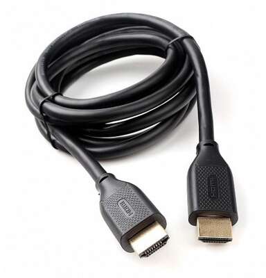 Кабель HDMI Cablexpert 19M/19M, v2.1, 8К, медь, позол.контакты, экран, 2м, черный, пакет (CC-HDMI8K-2M)