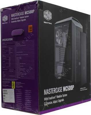 Корпус COOLERMASTER MasterCase MC500P, черный, ATX, Без БП (MCM-M500P-KG5N-S00)
