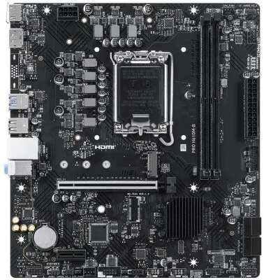 Материнская плата H610 S1700 MATX PRO H610M-B MSI