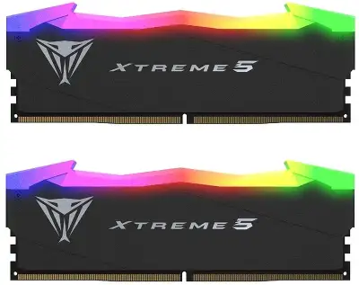 Набор памяти DDR5 DIMM 2x16Gb DDR8000 Patriot Memory Viper Xtreme 5 RGB (PVXR532G80C38K)