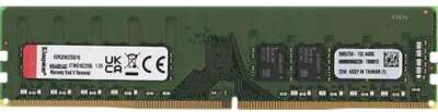 Kingston DDR4 DIMM 16GB KVR32N22D8/16 PC4-25600, 3200MHz, CL22
