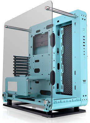 Корпус Thermaltake Core P6 TG Turquoise, бирюзовый, ATX, Без БП (CA-1V2-00MBWN-00)