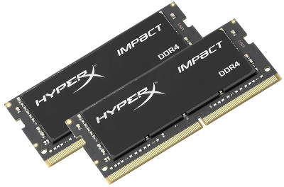 Набор памяти SO-DIMM DDR4 2*16384Mb DDR2400 Kingston Impact [HX424S14IBK2/32]