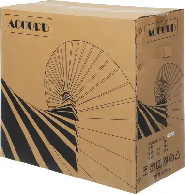 Корпус Accord JP-X черный без БП ATX 6x120mm 2xUSB2.0 1xUSB3.0 audio bott PSU