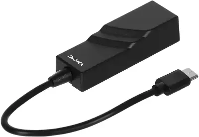 Сетевая карта Digma D-USBC-LAN100, 1xRJ-45, 100 Мбит/с, USB Type-C, Retail
