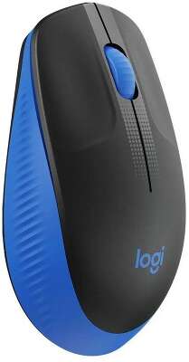 Мышь беспроводная Logitech M190 blue ( USB, оптическая, 1000dpi, 3but) (910-005907)