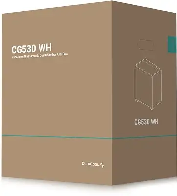 Корпус Deepcool CG530 WH белый без БП ATX 10x120mm 4x140mm 1xUSB2.0 2xUSB3.0 audio bott PSU