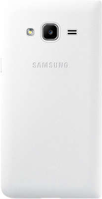 Чехол-книжка Samsung для Samsung Galaxy J3 Flip Wallet, белый (EF-WJ320PWEGRU)