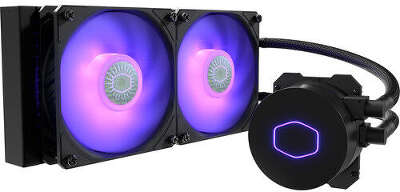 Жидкостное охлаждение Cooler Master MasterLiquid ML240L V2 RGB, 200 Вт, 2x120мм, RGB LED