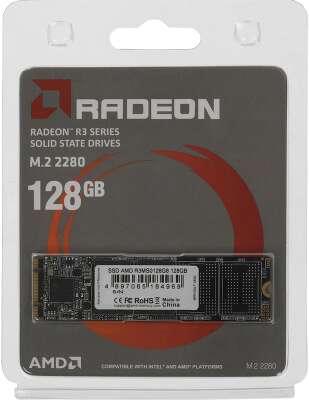 Твердотельный накопитель SSD AMD Radeon M2.2280 128GB R3 Series