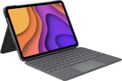 Клавиатура Logitech Keyboard Folio Touch for iPad Air (4th gen) Grey [920-010000]