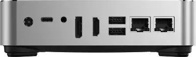 ПК Мини Chuwi AuBox Ryzen 7 8745HS (3.8) 16Gb SSD512Gb 780M Windows 11 Pro 2x2.5GbitEth WiFi BT 120W серебристый/черный