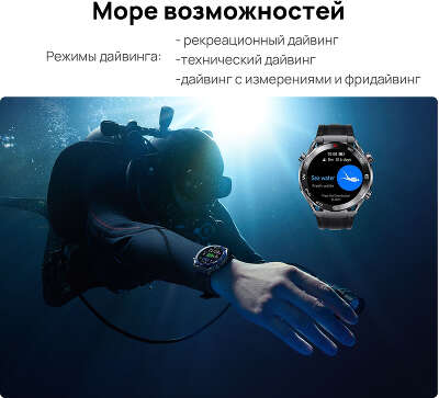 Смарт-часы Huawei Watch Ultimate CLB-B19 1.5" AMOLED корп.серебристый рем.серебристый разм.брасл.:140-210мм (55020AGQ)