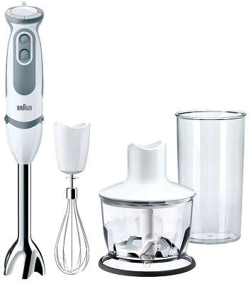 Блендер погружной Braun MQ5235WH 1000Вт белый/серый