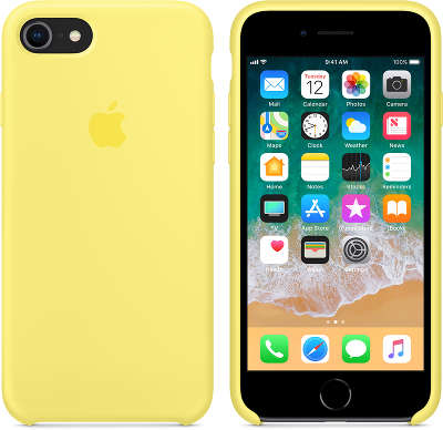 Силиконовый чехол для iPhone 7/8 Apple Silicone Case, Lemonade [MRFU2ZM/A]