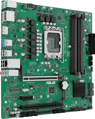 Материнская плата ASUS PRO Q870M-C-CSM, LGA1851, Q870, 4*DDR5, 4*SATA, 2*M.2, 3*USB 3.2, 2*USB 2.0, Type-C, 2*PCIx16, 1*PCIx1, 2*DP+VGA, mATX; 90MB1KEP-M0EAYC