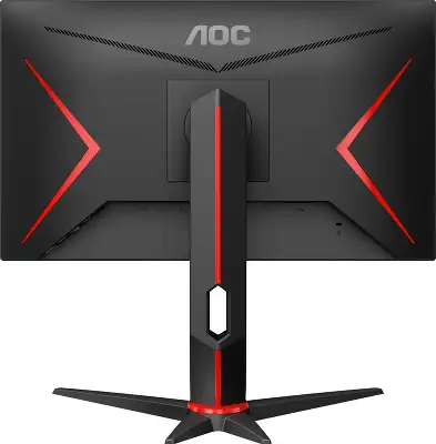 Монитор AOC 23.8" Gaming 24G2SPU черный/красный IPS LED 16:9 HDMI M/M матовая HAS Piv 300cd 178гр/178гр 1920x1080 165Hz FreeSync Premium VGA DP FHD USB 4.41кг