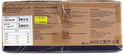 Корпус SilverStone ML03B, черный, mATX, Без БП (SST-ML03B)