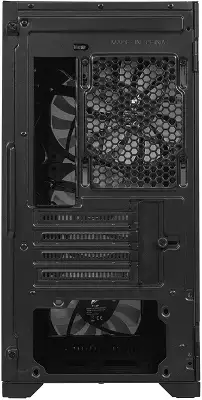 Корпус 1STPLAYER TRILOBITE T3-G, черный, mATX, Без БП (T3-G-BK-4F1)
