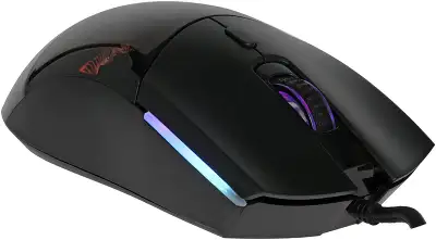 Мышь Оклик 714GM черный оптическая 7200dpi USB 6but (1620717)