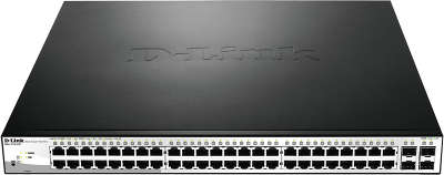 Коммутатор D-Link DGS-1210-52P/C1A настраиваемый Web Smart с 48 портами 10/100/1000Base-T и 4 портами 1000Base