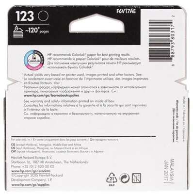 HP F6V17AE Картридж №123, {DeskJet 2130, (120стр.)}