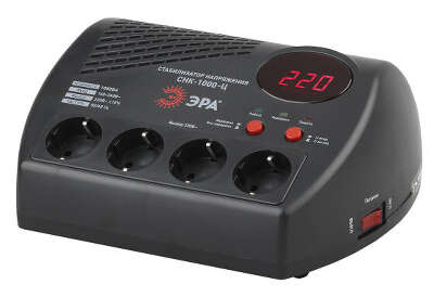 ЭРА Б0031072 СНК-1000-Ц Стабилизатор напр. компакт, ц.д., 160-260В/220В, 1000ВА