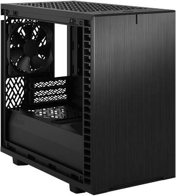 Корпус Fractal Design Define 7 Nano Black TG Light Tint, черный, Mini-ITX, Без БП (FD-C-DEF7N-02)