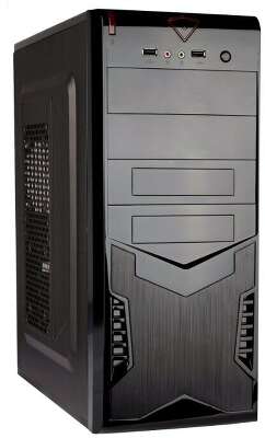 Корпус ExeGate CP-604 500W Black, черный, ATX, 500W (EX280389RUS)