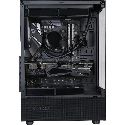 корпус Formula V Line Crystal Z1 Black, ATX, Left & Front side Tempered Glass, USB3.0*1, USB2.0*2