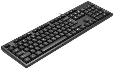Клавиатура проводная A4TECH KK-3 черный (USB, 104 клавиши) (KK-3 USB (BLACK))