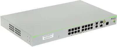 Коммутатор Allied Telesis AT-FS980M/18-50 (L3) 16x100Мбит/с 2xКомбо(1000BASE-T/SFP) управляемый