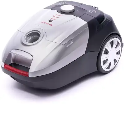 Пылесос Sharp/ Пылесос, 1900 Вт, уборка: сухая, пылесборник - мешок, 2.3 л,серебристый