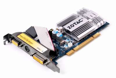 Видеокарта AGP Zotac NVIDIA GeForce 6200 ZT-62AAH2N-HSL, 512MB DDR2