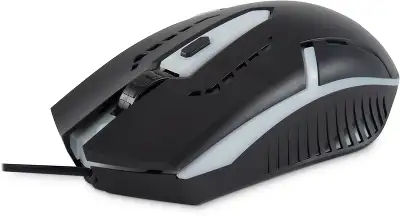 Мышь Оклик 398G черный оптическая 2400dpi USB для ноутбука 4but (1431665)