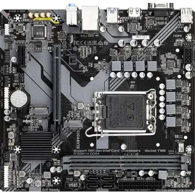 Gigabyte B760M H DDR4 {Soc-1700, Intel B760, mATX, Ret}