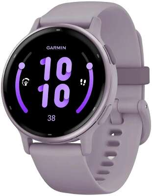 Garmin Vivoactive 5 - Orchid Спортивные часы 010-02862-13 Цвет орхидеи с металлическим безелем и силиконовым ремешком