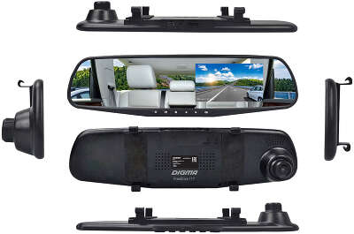 Видеорегистратор Digma FreeDrive 117 черный 1Mpix 1080x1920 1080p 150гр. GP2247