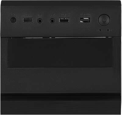 Корпус Digma DC-ATX101-U2, черный, ATX, Без БП (DC-ATX101-U2)