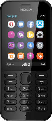 Мобильный телефон Nokia 222 Black