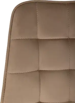 Стул для дома Бюрократ CH-K2 св.коричневый Holland 65 металл черный на ножках (CH-K2_1/HL65)