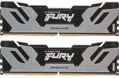 Kingston 96GB 6000MT/s DDR5 CL32 DIMM (Kit of 2) FURY Renegade Silver XMP KF560C32RSK2-96