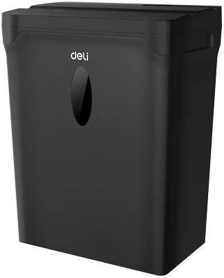 Уничтожитель бумаги (шредер) Deli ET015, Черный, 5 Листов, 12л.