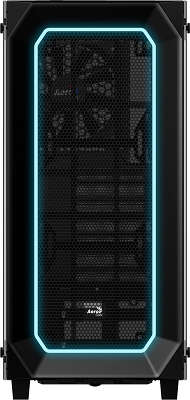 Корпус Aerocool [Project 7] P7-C0 черный , два акриловых окна , ATX, без БП, 2x USB 3.0