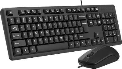 Клавиатура + мышь A4Tech KK-3330 клав:черный мышь:черный USB (KK-3330 USB (BLACK))