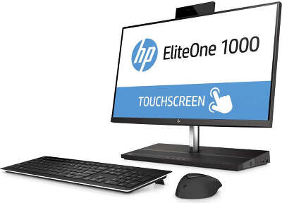 Моноблок HP EliteOne 1000 G1 AiO 23.8" FHD i7-7700/16/1000/256 SSD/WF/BT/Cam/Kb+Mouse/W10Pro,черный (2UQ57EA)