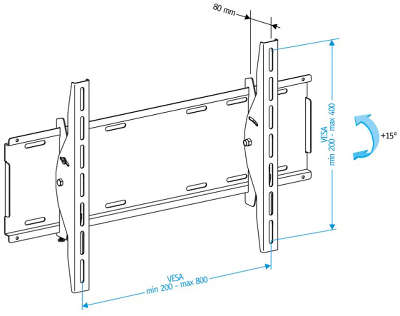 Кронштейн настенный Holder PTS-4006, черный