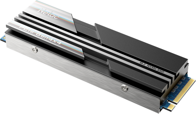 SSD накопитель Netac SSD NV5000 500GB PCIe 4 x4 M.2 2280 NVMe 3D NAND, R/W up to 5000/2500MB/s, IOPS(R4K) 200K/440K, TBW 320TB, with heat sink, 5y wty