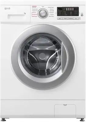 Стиральная машина LG F1296HDS1 класс: A загр.фронтальная макс.:7кг белый инвертер